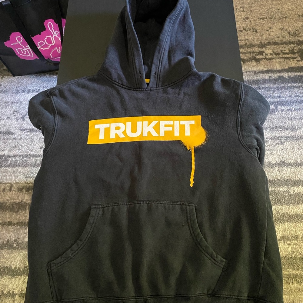 Truckfit Black Hoodie. Size Small.
